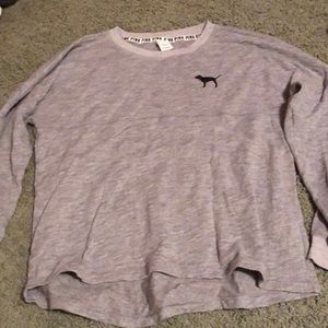 victoria secrets pink long sleeve
